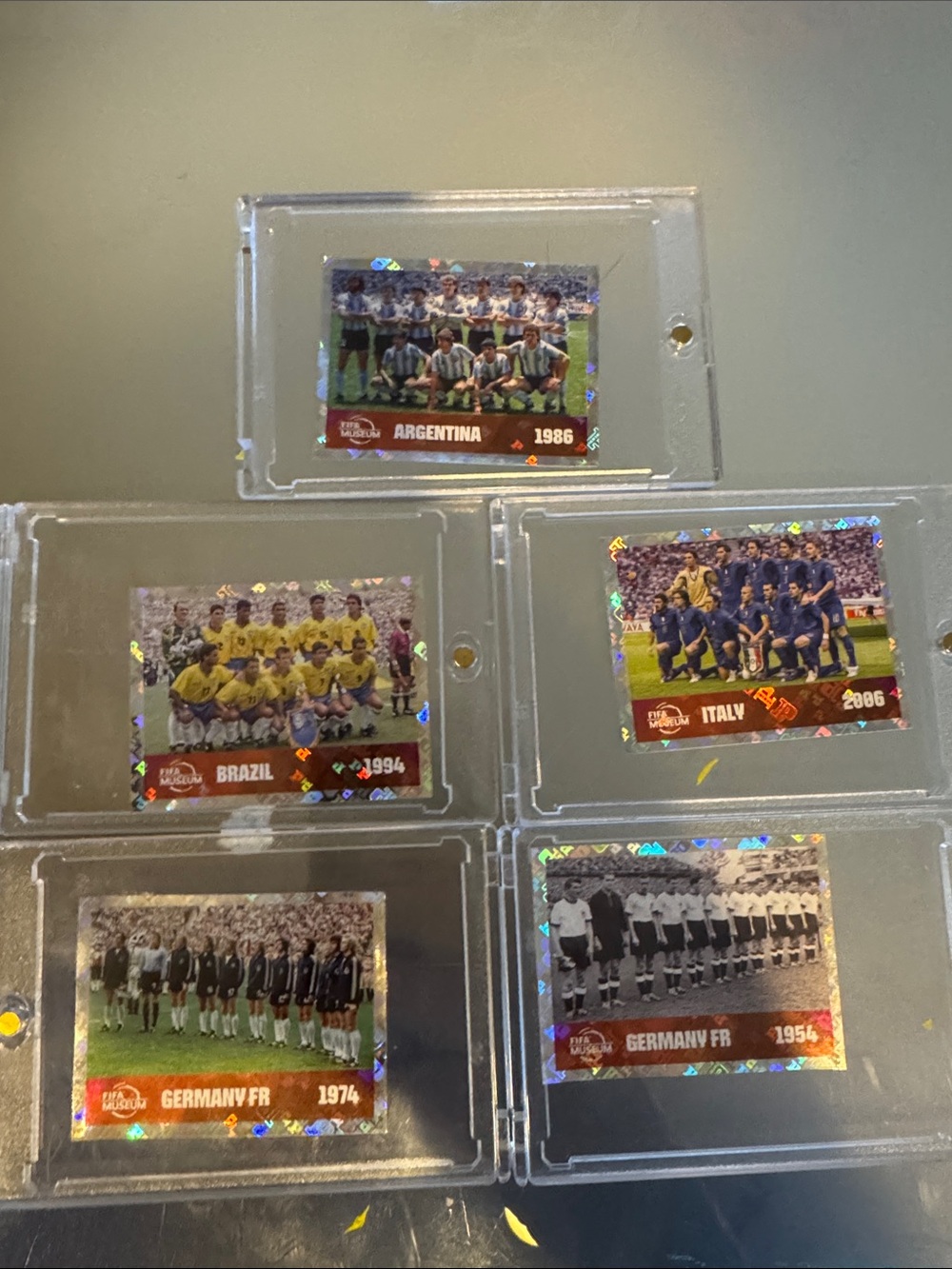 FIFA Panini World Cup Stickers: previous champions